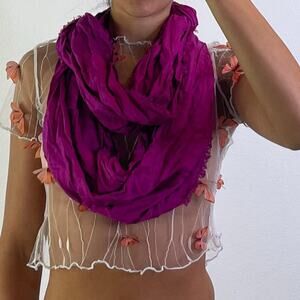Pink Infinity Scarf